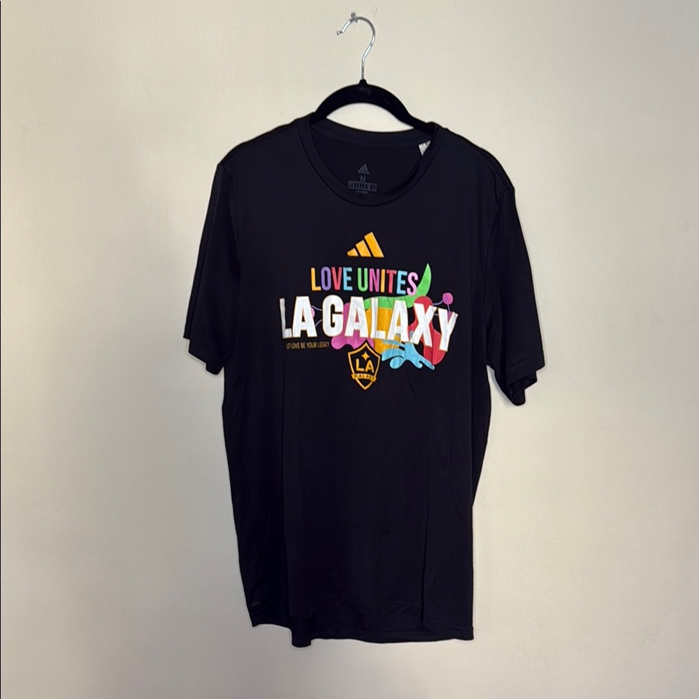 Adidas Black LA Galaxy T-Shirt